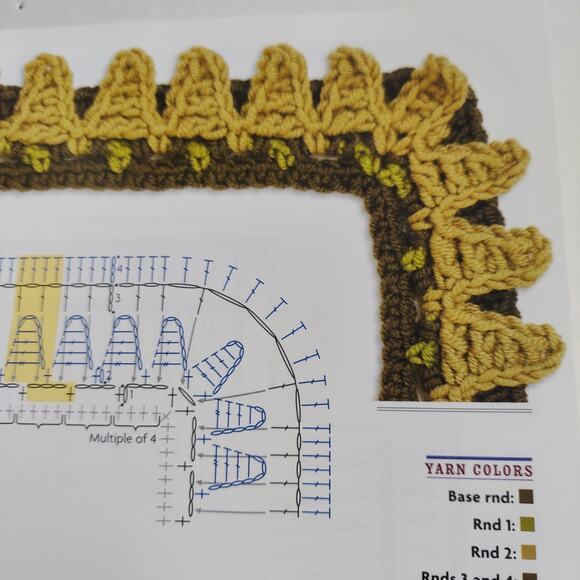 Around the Corner Crochet Borders: 150 Colorful, Creative Edging Designs - GOOD - Picture 10 of 13